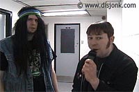 Mike Waters chanteur metal & Simon Lacroix dans le rôle de Pain LeRaisin